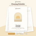 Cleaning Schedule Printable – Daily, Weekly & Monthly Home Reset Checklists printable cover