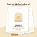 Gratitude & Reflection Journal Printable – Gentle Daily Prompts for Slow Evenings printable cover