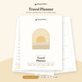 Travel Planner Printable – Itinerary, Packing List & Trip Budget Pages printable cover