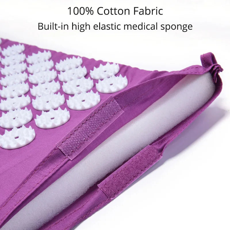Acupressure mat and neck pillow set, photo 3 of 18