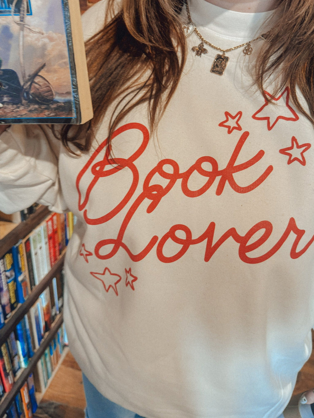 Underground Original Design: Book Lover, Bookish Boxy Cotton Sweatshirt