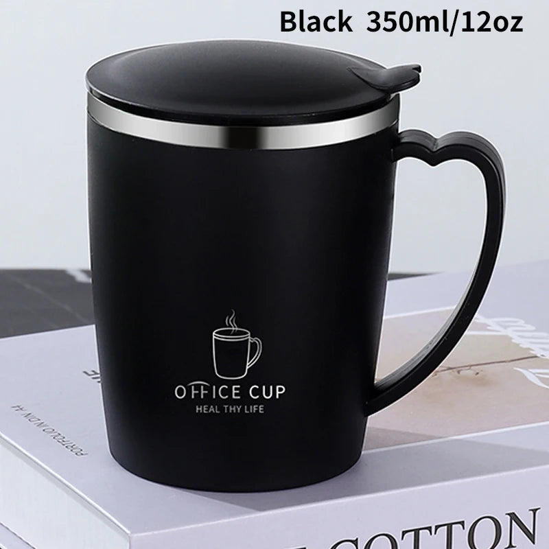 Insulated stainless coffee mug with lid, 12 oz, photo 8 of 9
