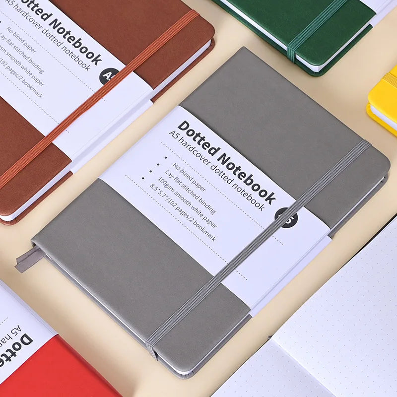 Dot Grid Journal – A5 Hardcover Notebook