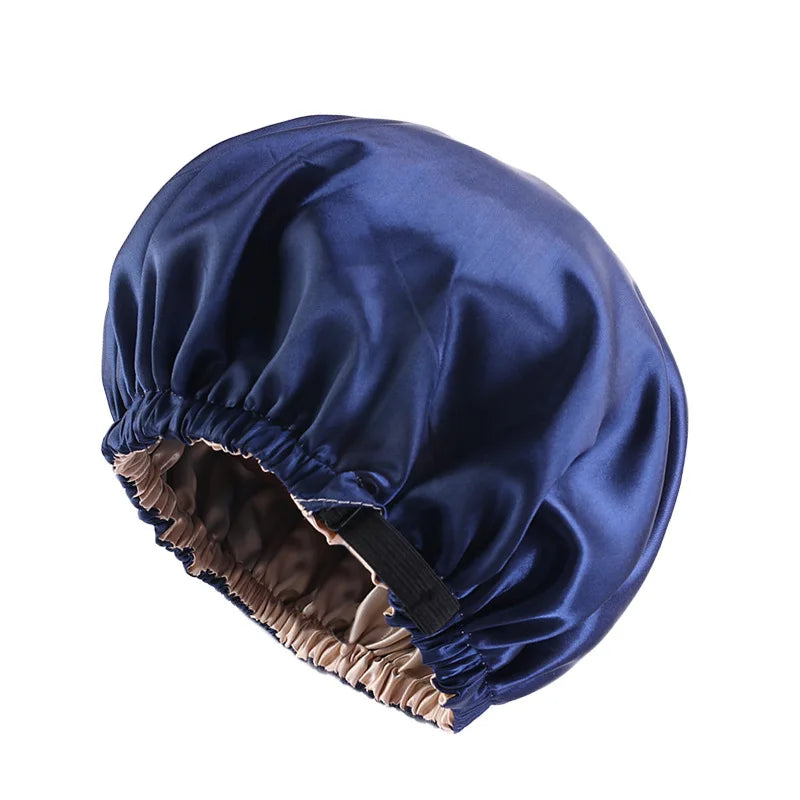 Double-layer satin sleep bonnet, photo 12 of 16