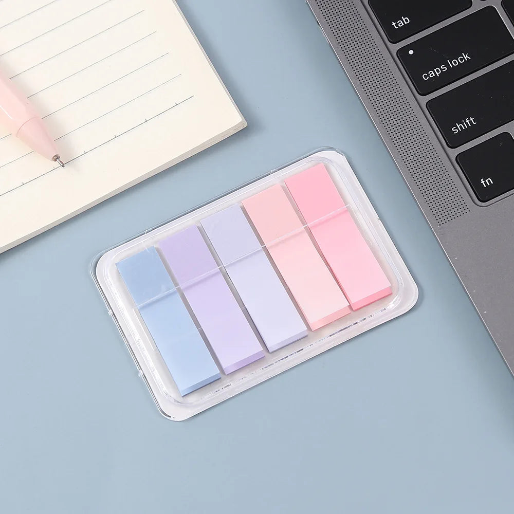Book Annotation Sticky Tab & Note Set – Translucent Tabs in Soft Colors