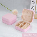 Mini Travel Jewelry Case – Compact Organizer for Rings, Earrings & Necklaces