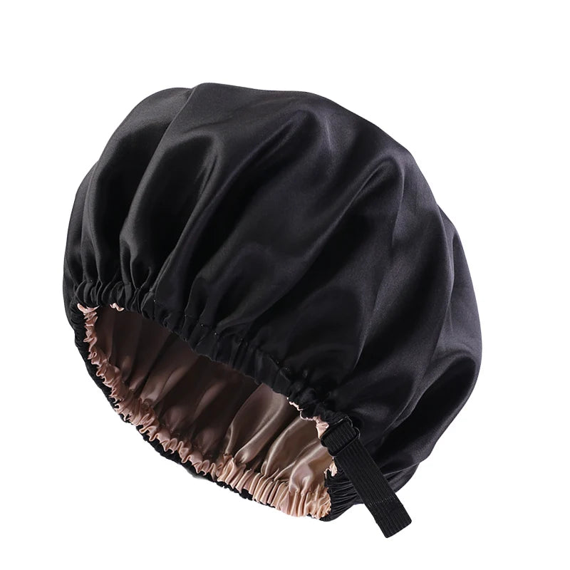 Double-layer satin sleep bonnet, photo 9 of 16