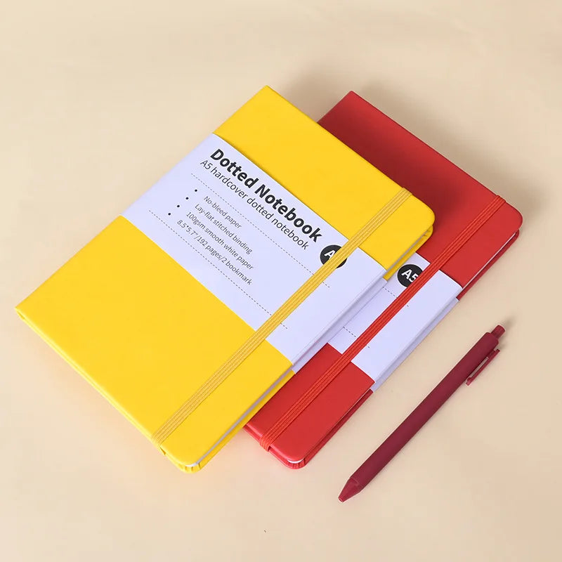 Dot Grid Journal – A5 Hardcover Notebook