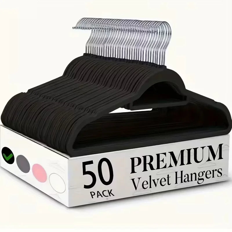 Velvet Non-Slip Hangers, 20-Pack – Slim Space-Saving Closet Hangers