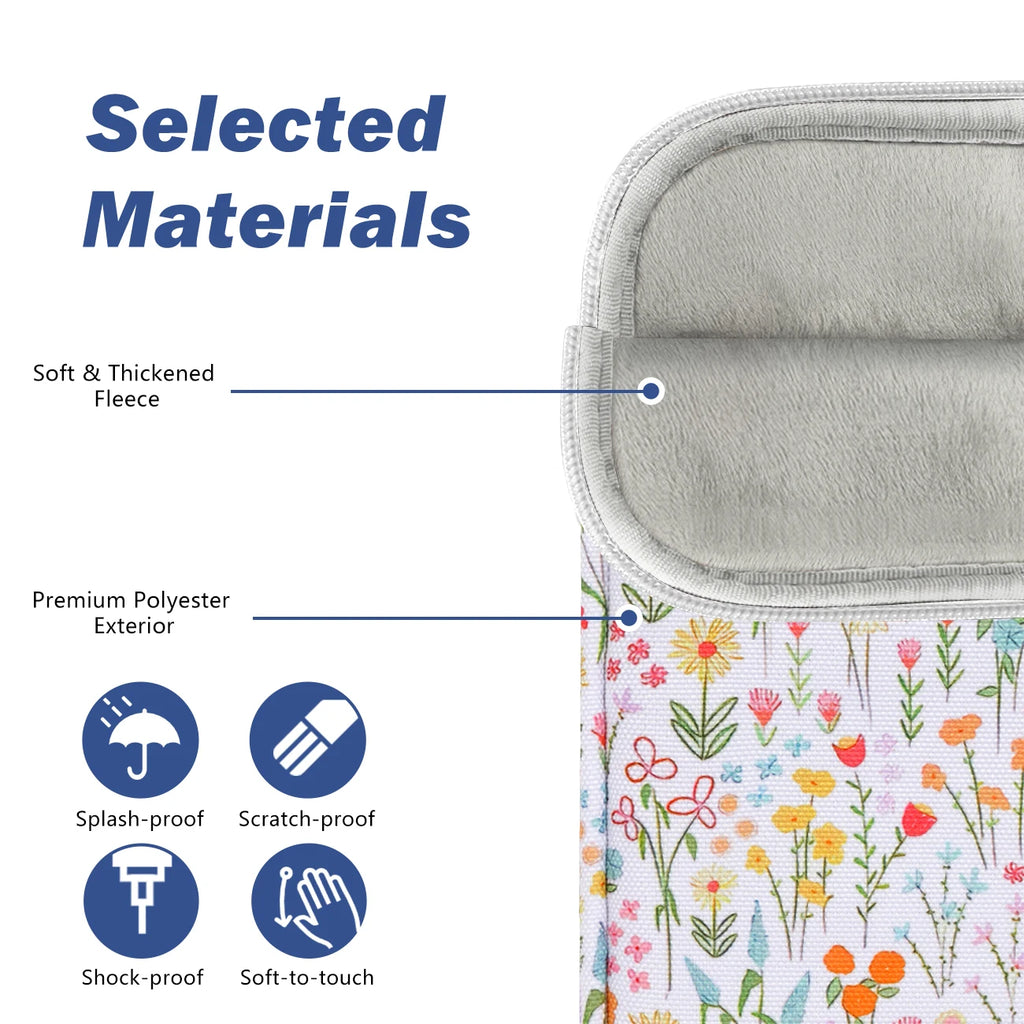 Padded Book Sleeve – Quilted Book Protector for Paperbacks & E-Readers