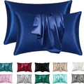 Silky satin pillowcase set of 2, photo 10 of 16