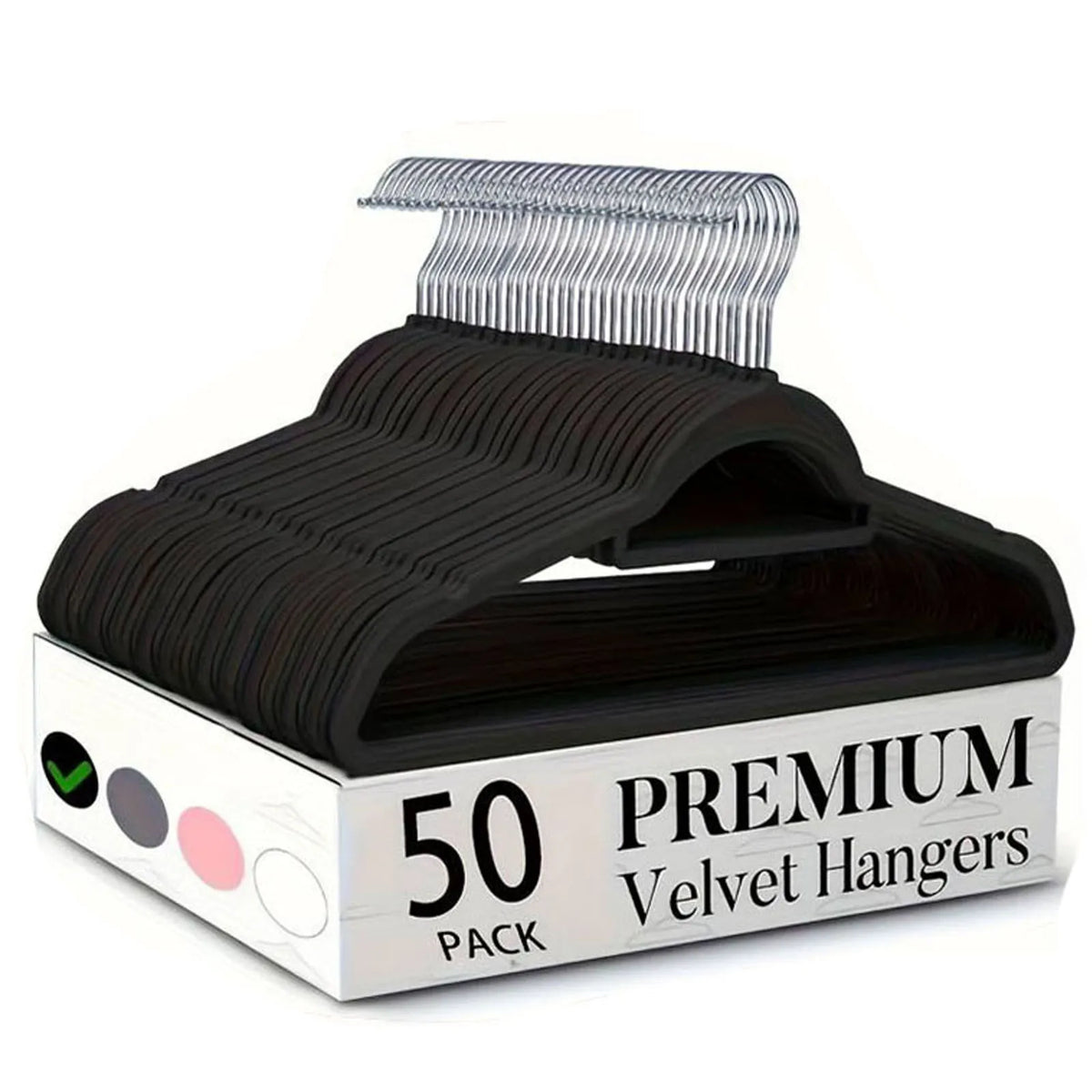 Velvet non-slip slim hangers, photo 10 of 11