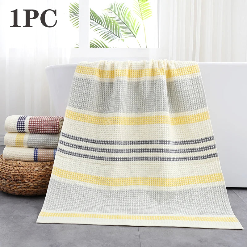 Waffle weave cotton hand towels, set of 2, photo 8 of 9
