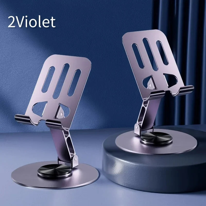 Adjustable Aluminum Phone & Tablet Stand – For Recipes, Reading & Video Calls