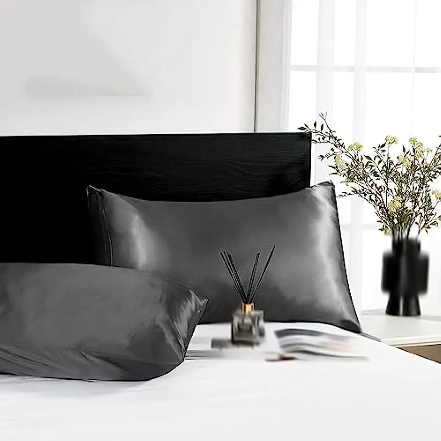 Silky satin pillowcase set of 2, photo 2 of 16