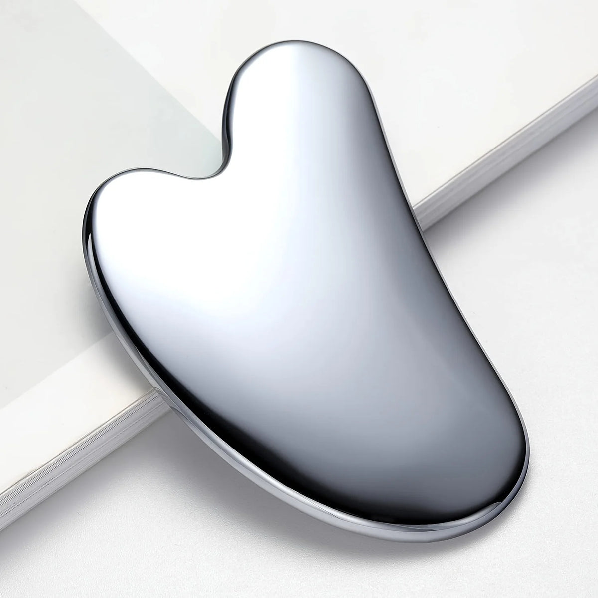 Stainless Steel Gua Sha Facial Tool – Unbreakable, Cooling Self-Care Ritual