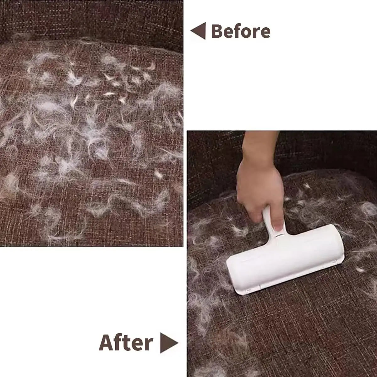 Reusable Pet Hair Remover Roller – Refill-Free Fur Lifter for Couches & Throws