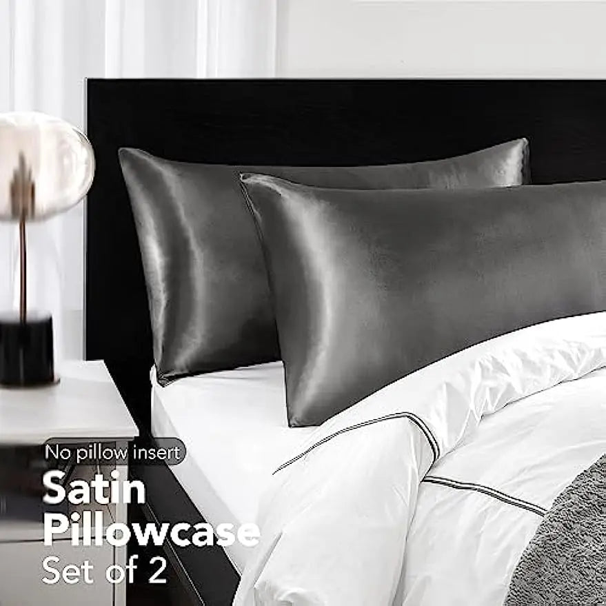 Silky satin pillowcase set of 2, photo 3 of 16
