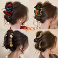 Matte Claw Clip Set of 4 – Large Neutral Hair Clips for Thick Hair