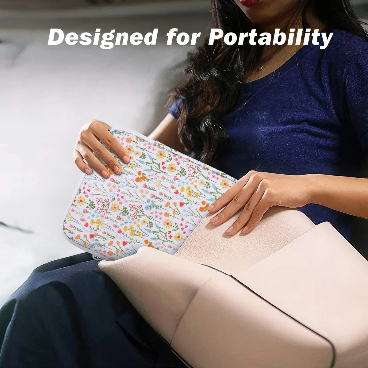 Padded Book Sleeve – Quilted Book Protector for Paperbacks & E-Readers