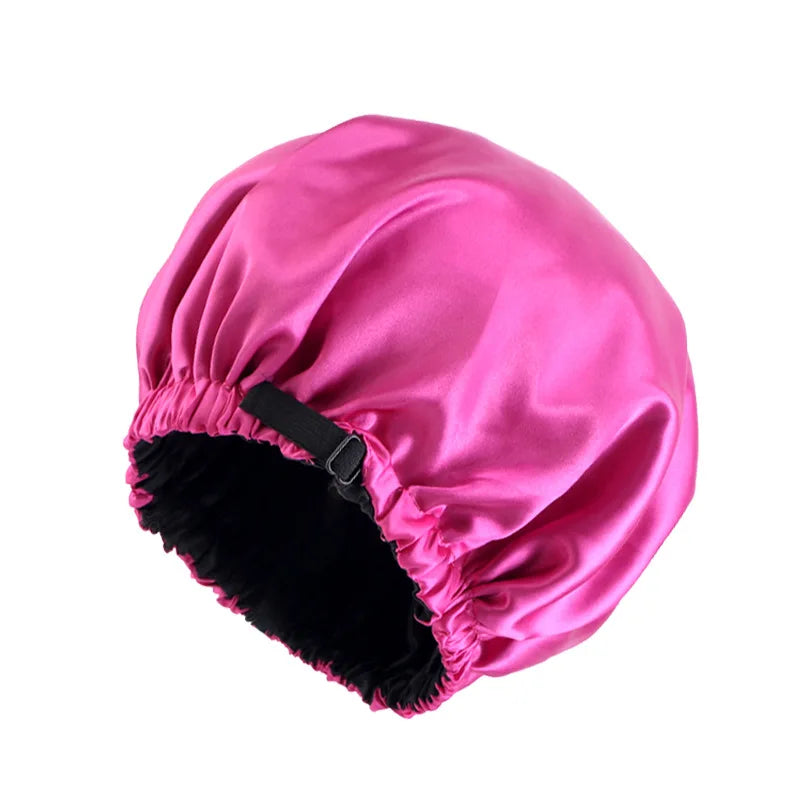 Double-layer satin sleep bonnet, photo 15 of 16