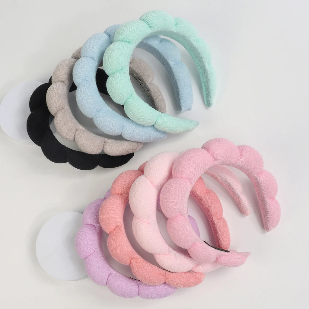 Plush Spa Headband & Wristband Set – Cozy Skincare Routine Essentials