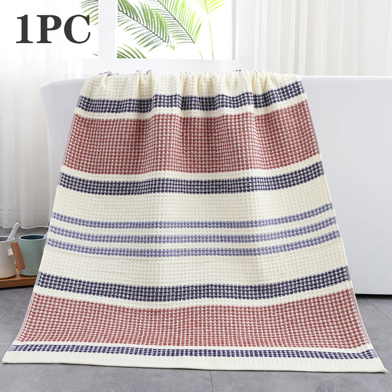 Waffle weave cotton hand towels, set of 2, photo 7 of 9