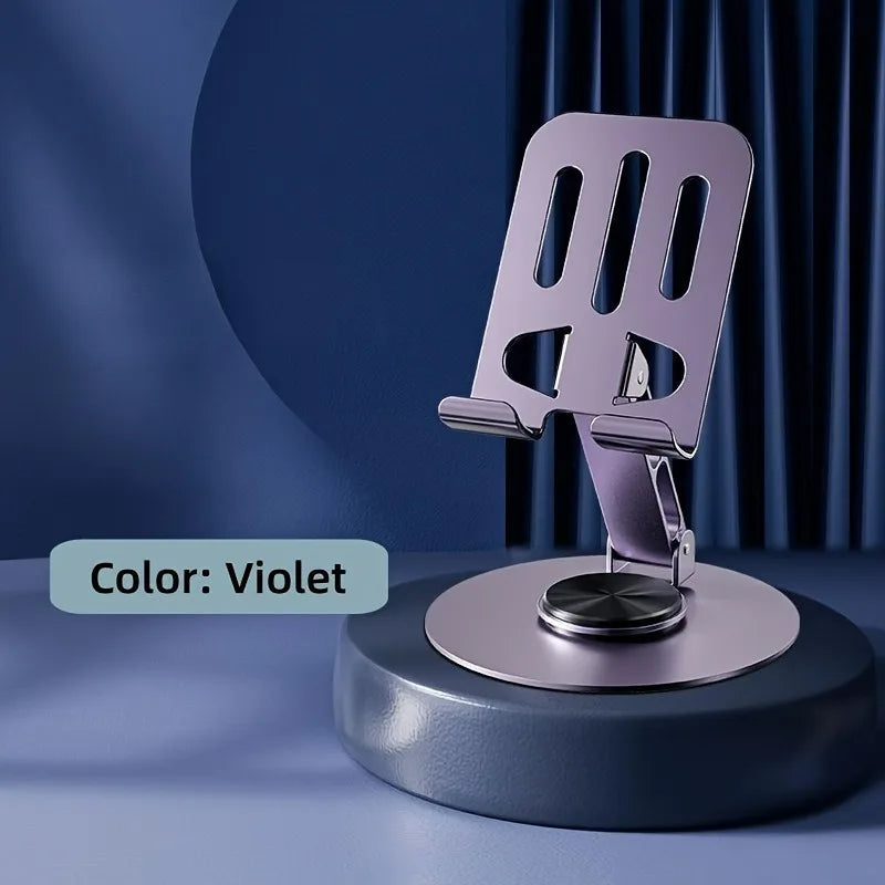 Adjustable Aluminum Phone & Tablet Stand – For Recipes, Reading & Video Calls