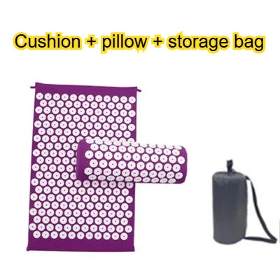 Acupressure Mat & Pillow Set – Evening Wind-Down Relaxation Kit