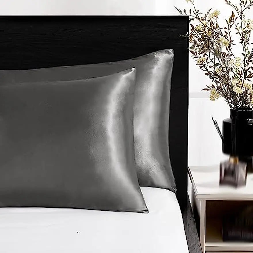 Silky satin pillowcase set of 2, photo 4 of 16