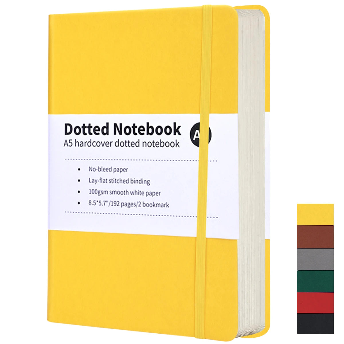 Dot Grid Journal – A5 Hardcover Notebook