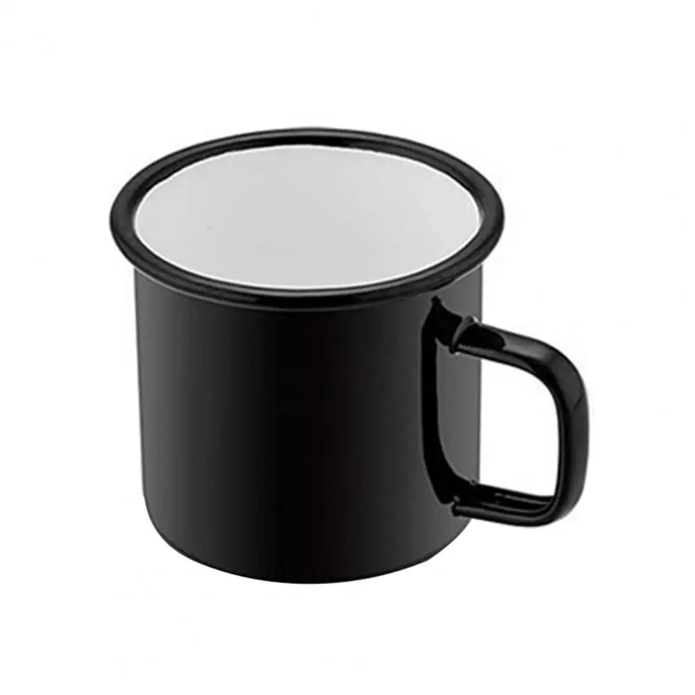 Enamel Camp Mug – Retro Metal Coffee Cup, 350 ml