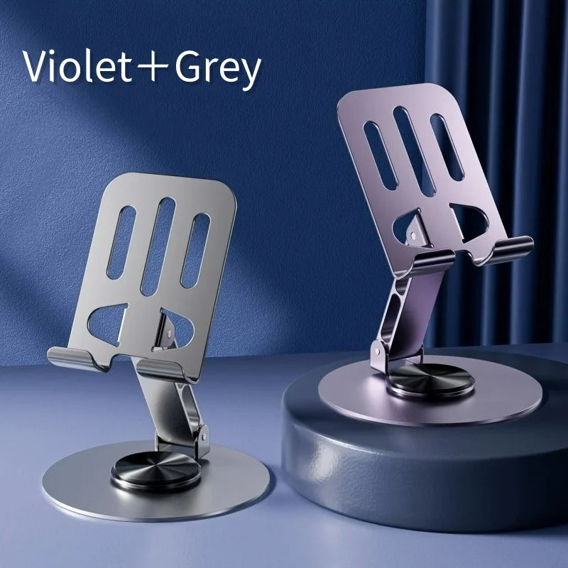 Adjustable Aluminum Phone & Tablet Stand – For Recipes, Reading & Video Calls