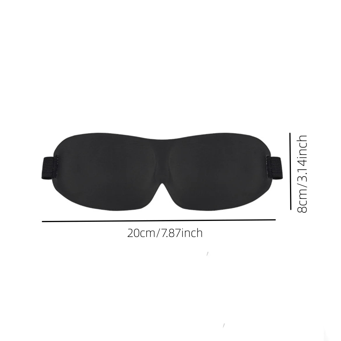 Contoured 3D Sleep Mask – Blackout Eye Mask for Slow Mornings & Naps