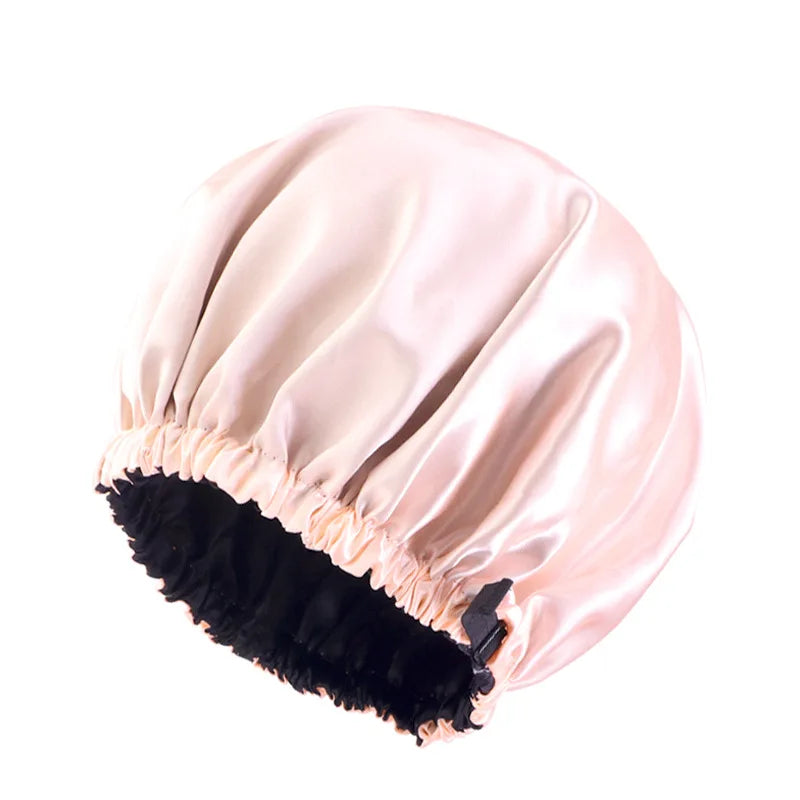 Double-layer satin sleep bonnet, photo 6 of 16