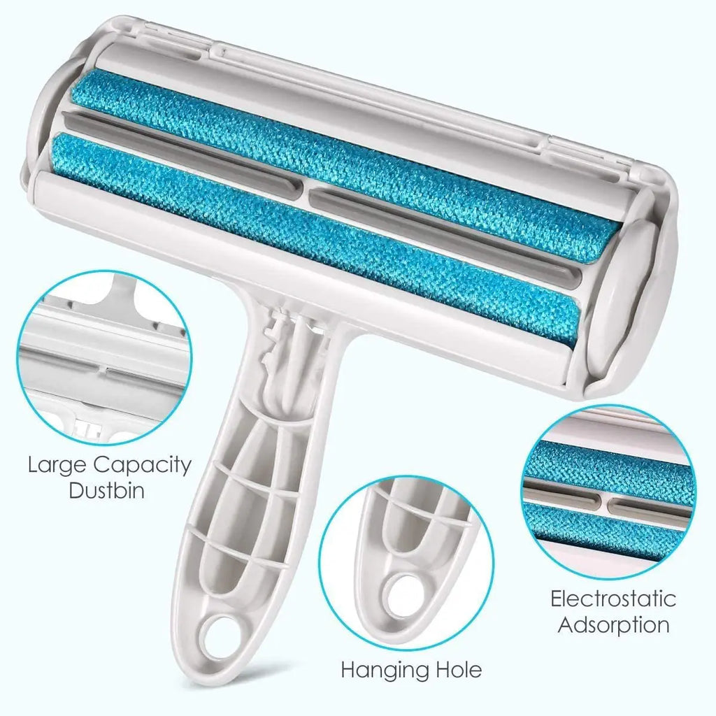 Reusable Pet Hair Remover Roller – Refill-Free Fur Lifter for Couches & Throws