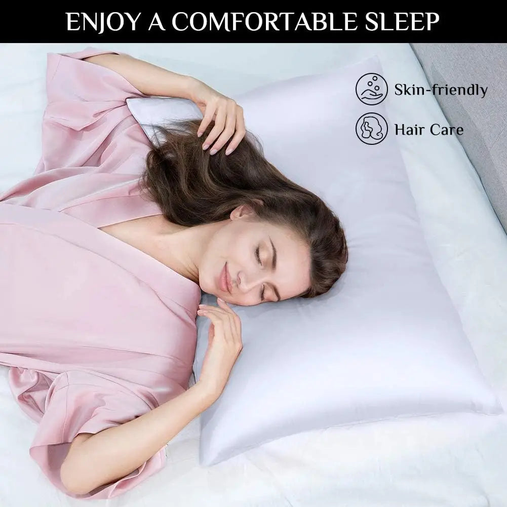 Silky satin pillowcase set of 2, photo 6 of 16