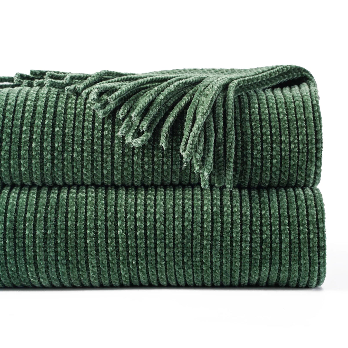 Chunky Chenille Knit Throw Blanket – 50x60