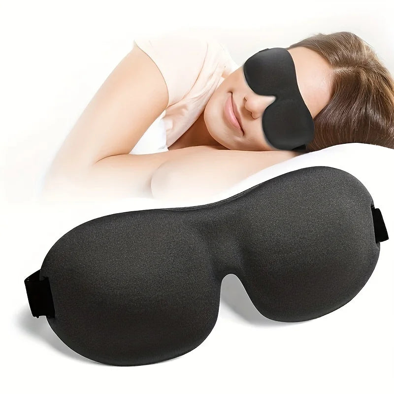 Contoured 3D Sleep Mask – Blackout Eye Mask for Slow Mornings & Naps