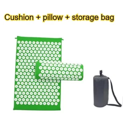 Acupressure Mat & Pillow Set – Evening Wind-Down Relaxation Kit