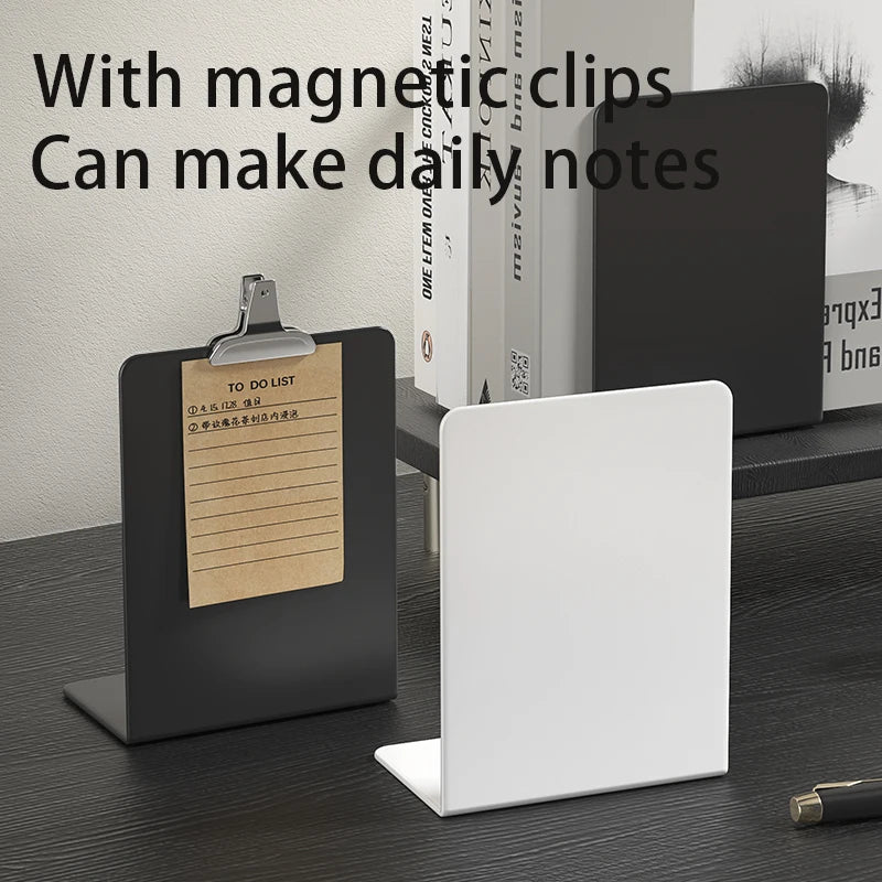 Metal Bookends, Set of 2 – Non-Skid