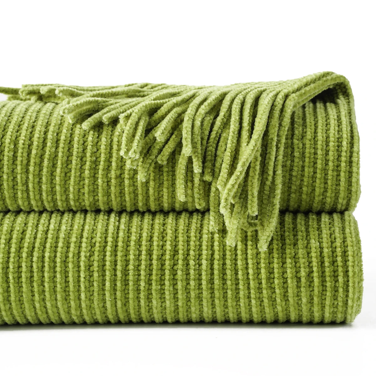 Chunky Chenille Knit Throw Blanket – 50x60