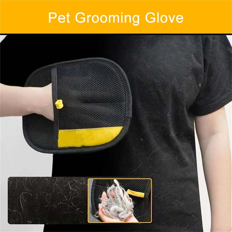 Pet grooming de-shedding glove, photo 4 of 9