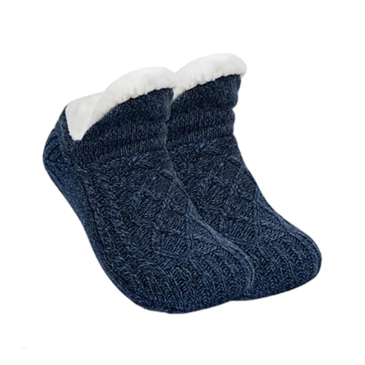 Fuzzy grip slipper socks, 2 pairs, photo 12 of 12