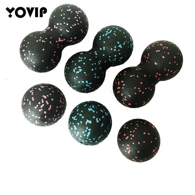 Speckled massage peanut and ball rollers