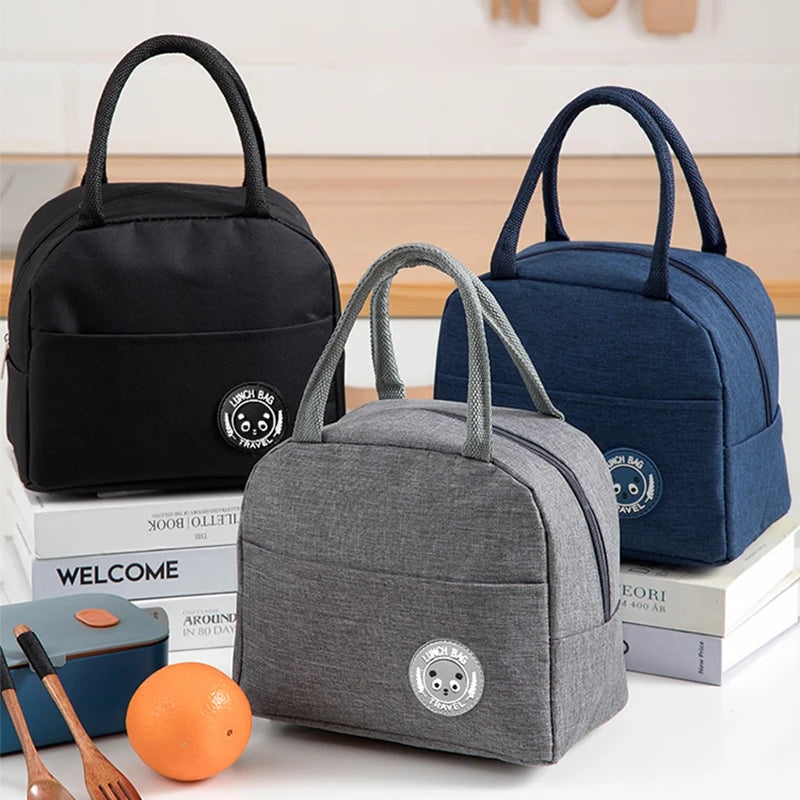 Insulated wipe-clean lunch bag