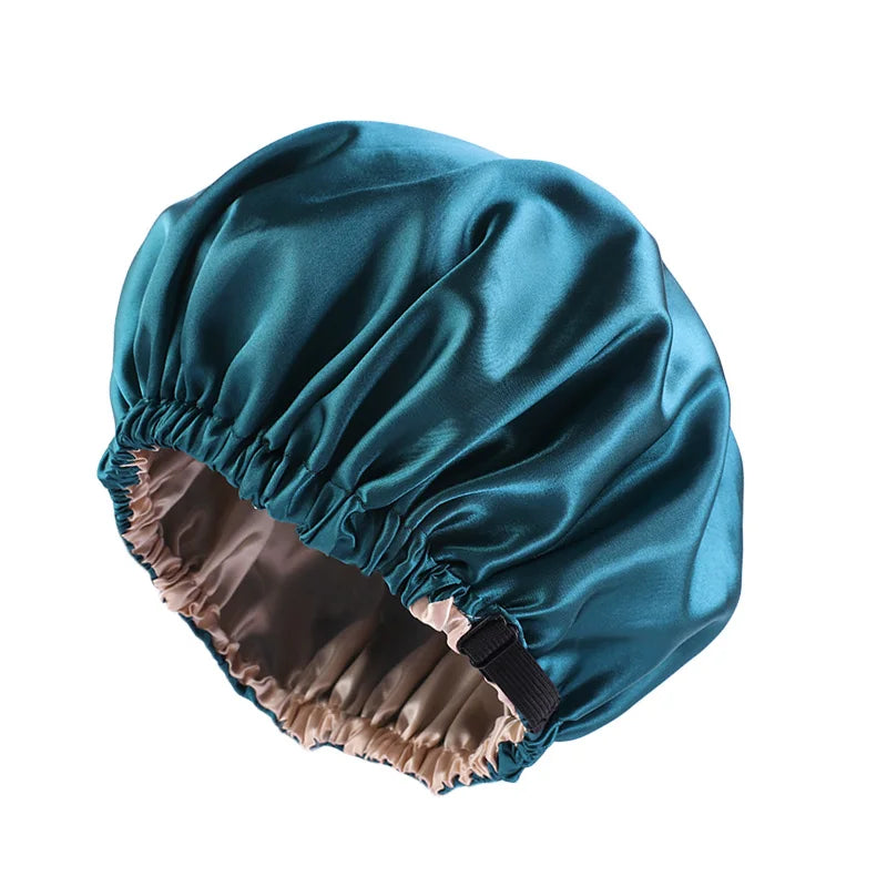 Double-layer satin sleep bonnet, photo 7 of 16