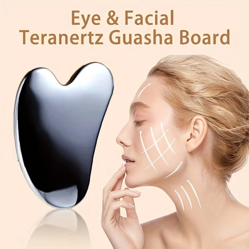 Stainless Steel Gua Sha Facial Tool – Unbreakable, Cooling Self-Care Ritual