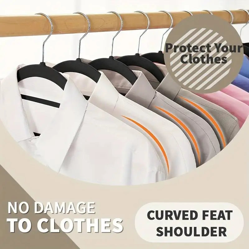 Velvet Non-Slip Hangers, 20-Pack – Slim Space-Saving Closet Hangers