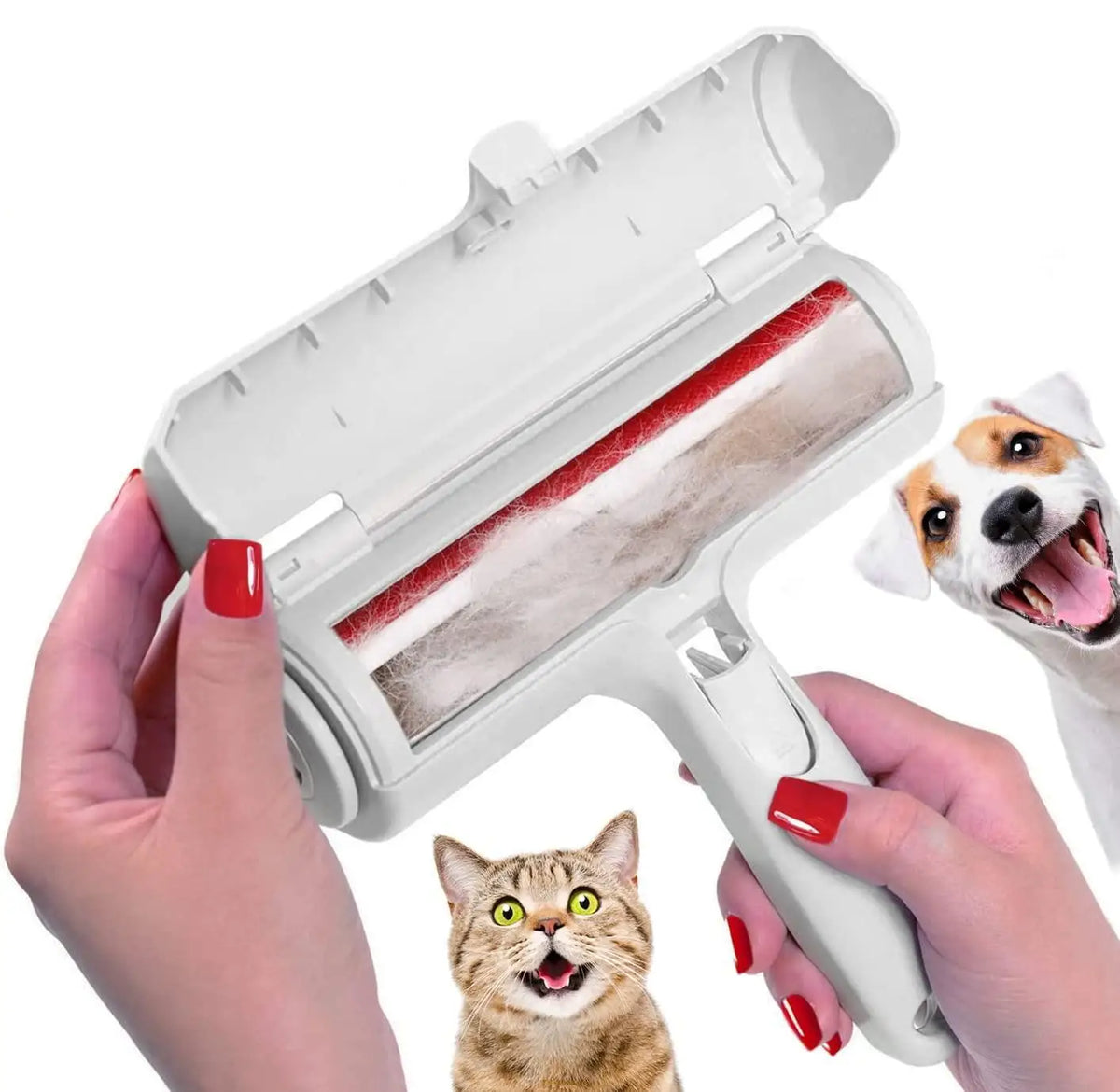 Reusable Pet Hair Remover Roller – Refill-Free Fur Lifter for Couches & Throws
